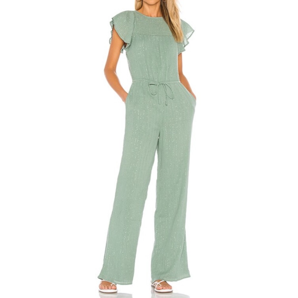 NWT Sage Green Esme Jumpsuit